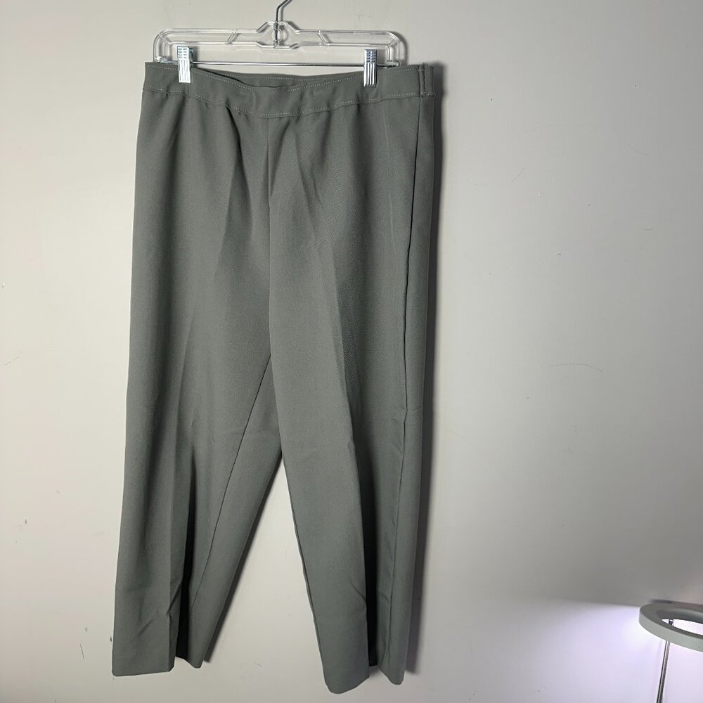 Vintage Levis Bend Over Womens Pants Slacks Polyester Gray 16 PS Petite Small
